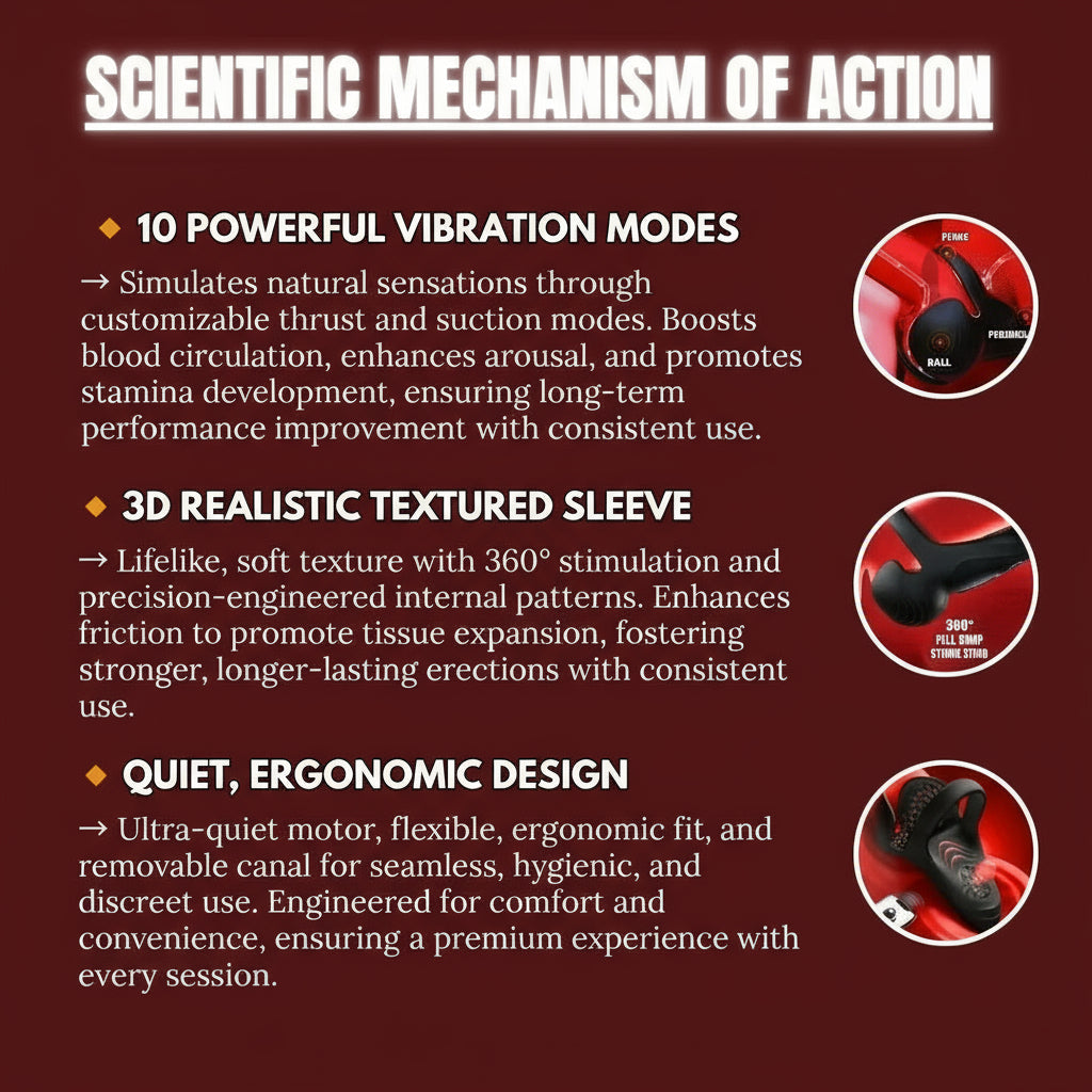 Alisanda™ VitalEngine Pro-The #1 5-in-1 at-home trainer that reverses ED &amp; PE with advanced precision