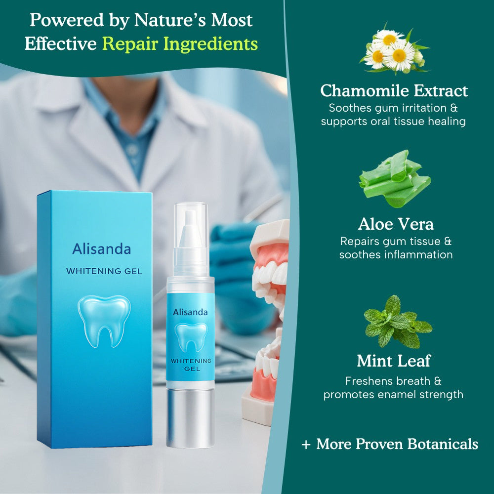 Alisanda™ revitalizes gums and whitens teeth within the first week